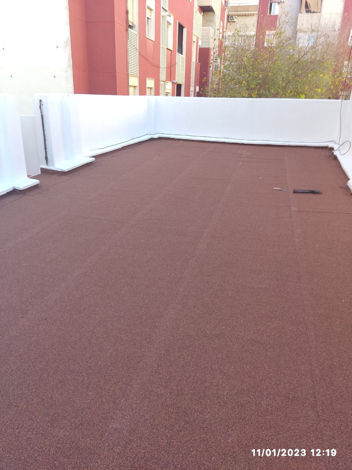 Restauracion e impermeabilizacion de terraza en Valencia
