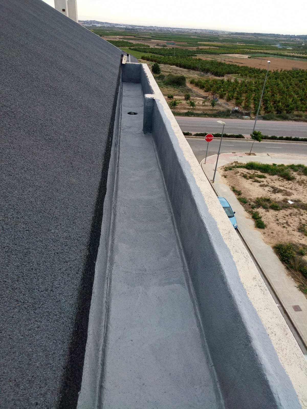 Reparacion e impermeabilizacion de canal de tejado en valencia