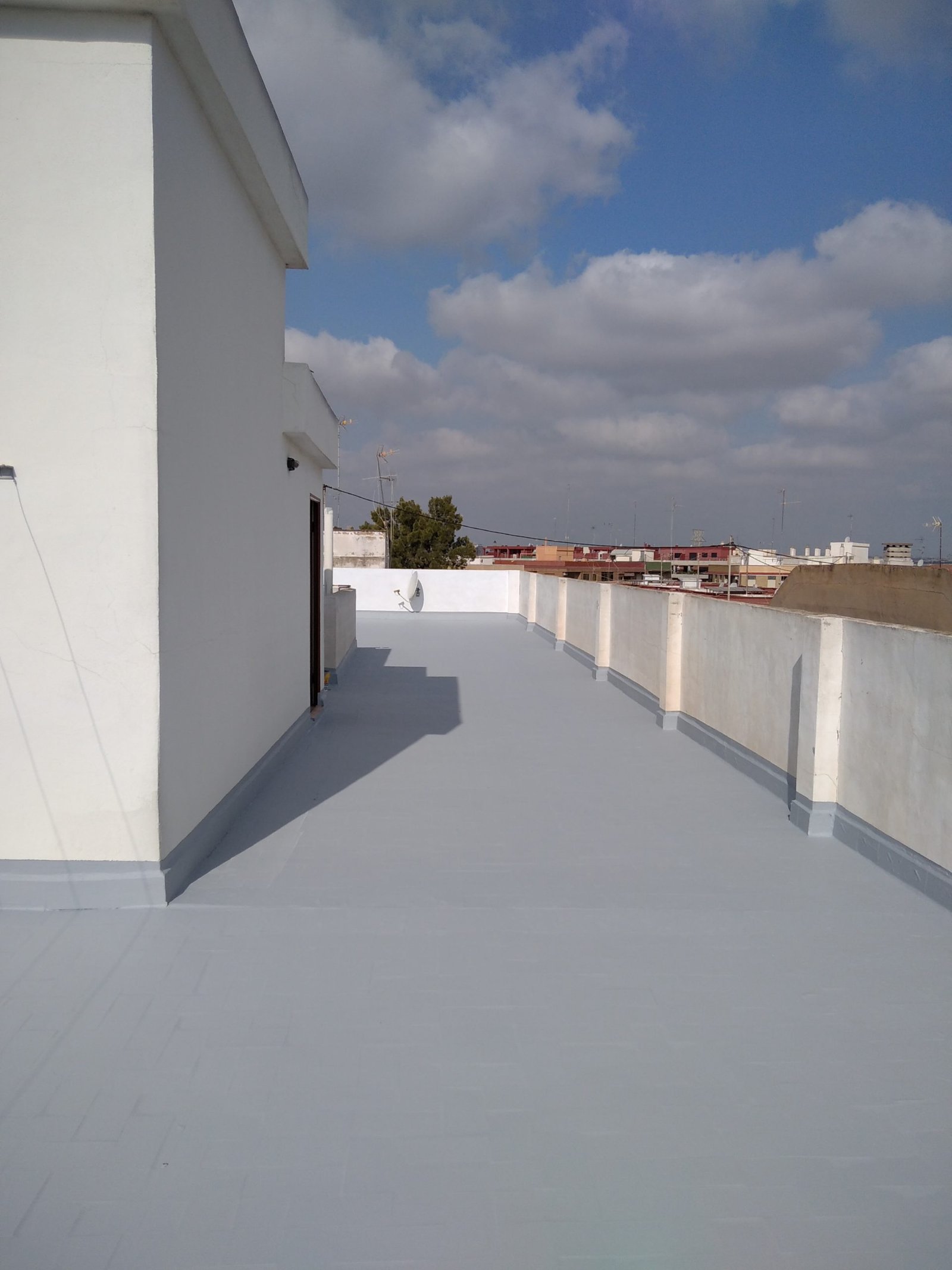 Impermeabilización de terraza en Alboraya