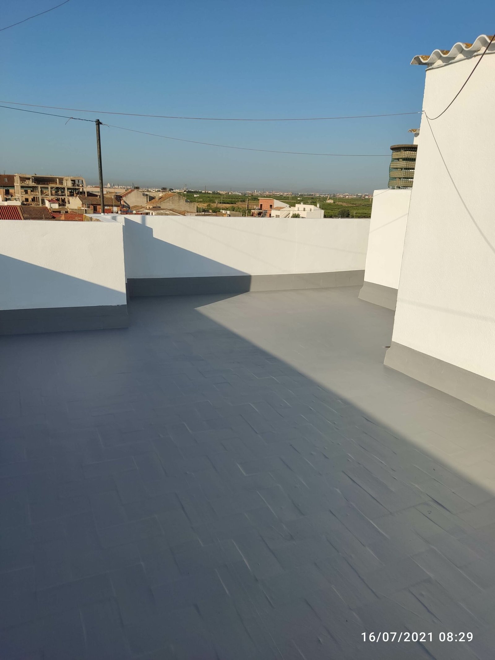 Impermeabilización de terraza en Museros